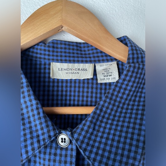 Vintage winter snowman / snowflake button up - Picture 6 of 6